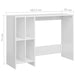 Birou Notebook, alb extralucios, 102,5x35x75 cm, PAL - WALTI WALTI