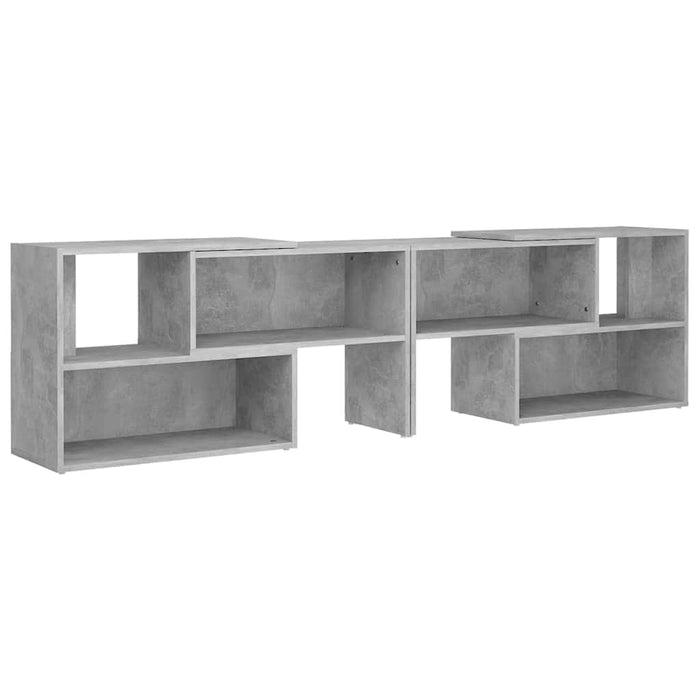 Comodă TV, gri beton, 149x30x52 cm, PAL WALTI