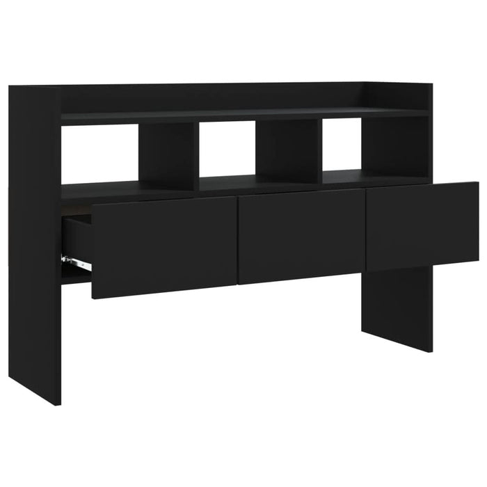 Servantă, negru, 105x30x70 cm, PAL - WALTI WALTI