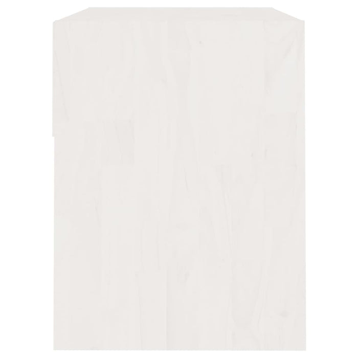 Noptiere, 2 buc., alb, 40x31x40 cm, lemn masiv de pin - WALTI WALTI