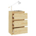 Noptiere, 2 buc., 40x29,5x64 cm, lemn masiv de pin - WALTI WALTI