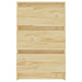 Noptiere, 2 buc., 40x29,5x64 cm, lemn masiv de pin - WALTI WALTI