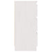 Noptiere, 2 buc, alb, 40x29,5x64 cm, lemn masiv de pin - WALTI WALTI