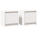 Noptiere, 2 buc., alb, 40x30,5x40 cm, lemn masiv de pin - WALTI WALTI