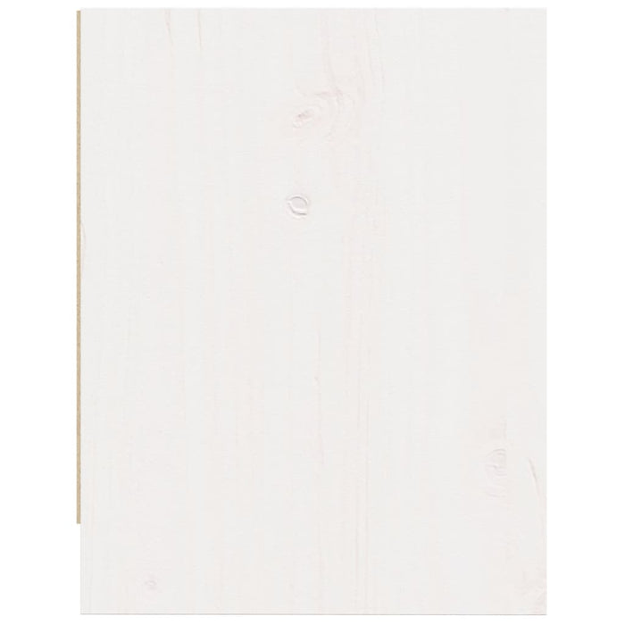 Noptiere, 2 buc., alb, 40x30,5x40 cm, lemn masiv de pin - WALTI WALTI