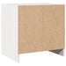 Noptiere, 2 buc., alb, 40x30,5x40 cm, lemn masiv de pin - WALTI WALTI