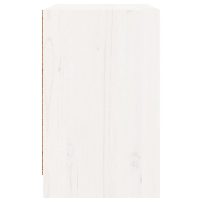 Noptiere, 2 buc., alb, 40x31x50 cm, lemn masiv de pin - WALTI WALTI
