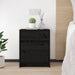 Noptiere, 2 buc., negru, 40x31x50 cm, lemn masiv de pin - WALTI WALTI