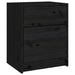 Noptiere, 2 buc., negru, 40x31x50 cm, lemn masiv de pin - WALTI WALTI