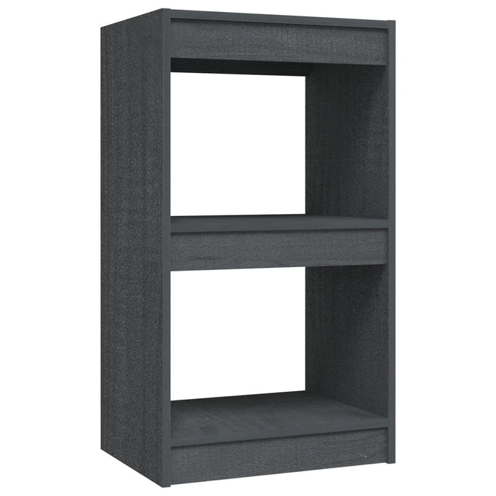 Bibliotecă, gri, 40x30x71,5 cm, lemn masiv de pin - WALTI WALTI