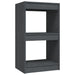 Bibliotecă, gri, 40x30x71,5 cm, lemn masiv de pin - WALTI WALTI