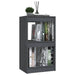 Bibliotecă, gri, 40x30x71,5 cm, lemn masiv de pin - WALTI WALTI