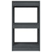 Bibliotecă, gri, 40x30x71,5 cm, lemn masiv de pin - WALTI WALTI
