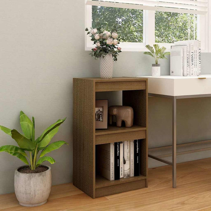 Bibliotecă, maro miere, 40x30x71,5 cm, lemn masiv de pin WALTI