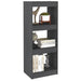 Bibliotecă/Separator cameră gri 40x30x103,5 cm lemn masiv pin - WALTI WALTI