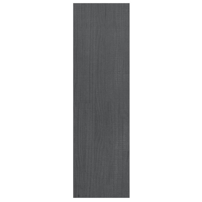 Bibliotecă/Separator cameră gri 40x30x103,5 cm lemn masiv pin - WALTI WALTI