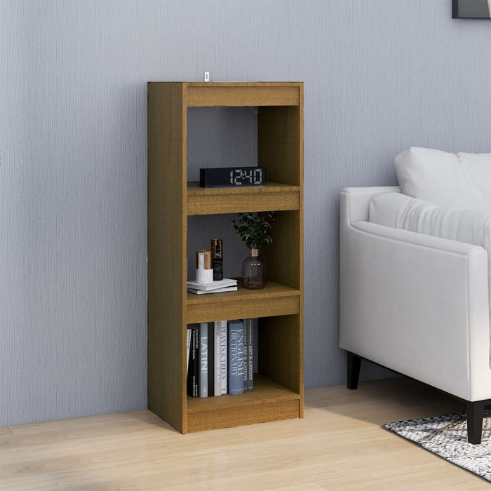 Bibliotecă/Separator cameră maro miere 40x30x103,5 cm lemn pin - WALTI WALTI