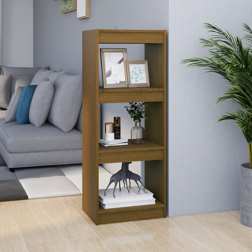 Bibliotecă/Separator cameră maro miere 40x30x103,5 cm lemn pin - WALTI WALTI