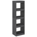 Bibliotecă/Separator cameră, gri, 40x30x135,5 cm, lemn de pin - WALTI WALTI