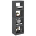 Bibliotecă/Separator cameră, gri, 40x30x135,5 cm, lemn de pin - WALTI WALTI