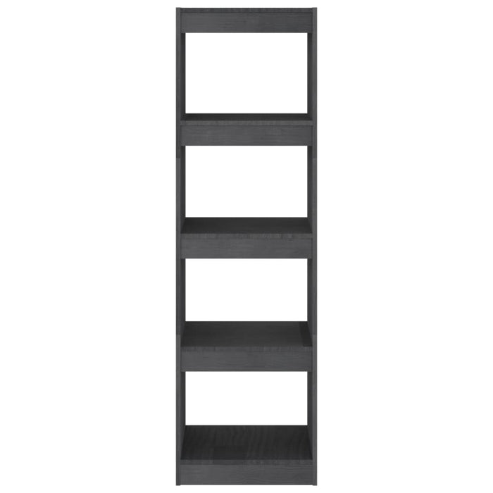 Bibliotecă/Separator cameră, gri, 40x30x135,5 cm, lemn de pin - WALTI WALTI