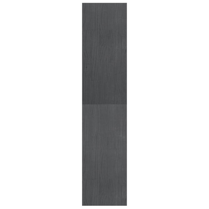 Bibliotecă/Separator cameră, gri, 40x30x135,5 cm, lemn de pin - WALTI WALTI