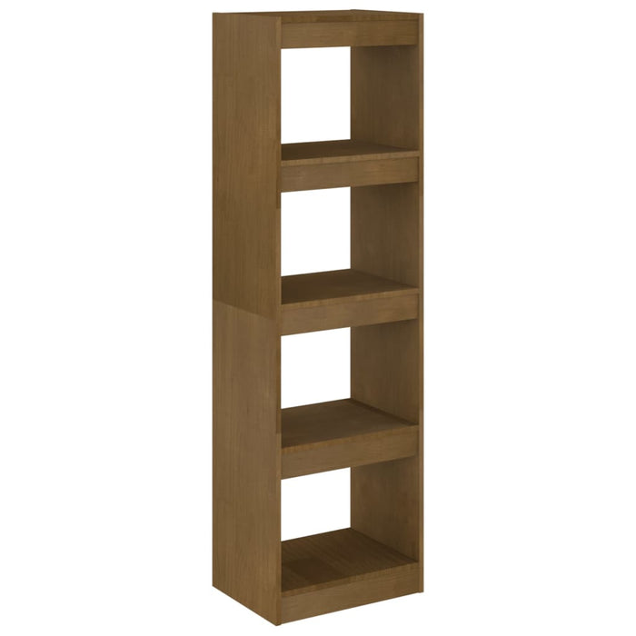 Bibliotecă/Separator cameră, maro miere 40x30x135,5 cm lemn pin - WALTI WALTI