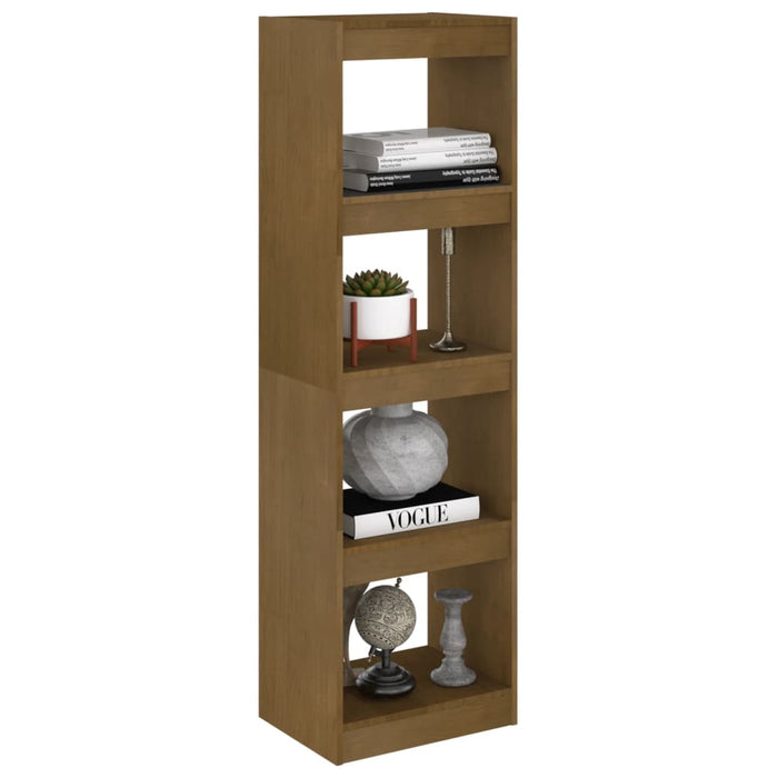 Bibliotecă/Separator cameră, maro miere 40x30x135,5 cm lemn pin - WALTI WALTI