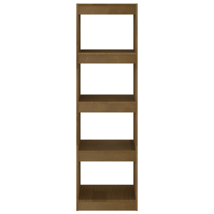 Bibliotecă/Separator cameră, maro miere 40x30x135,5 cm lemn pin - WALTI WALTI