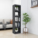 Bibliotecă/Separator cameră, gri, 40x30x167,5 cm lemn masiv pin - WALTI WALTI