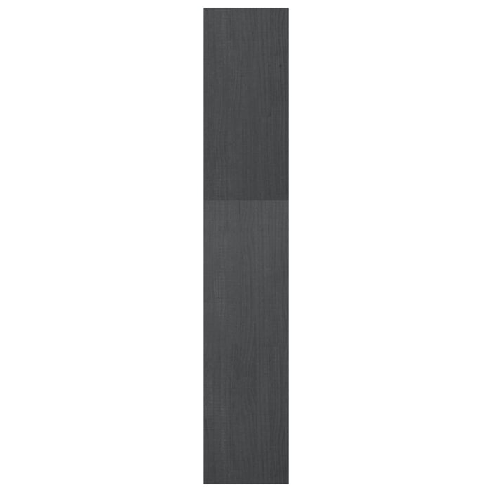 Bibliotecă/Separator cameră, gri, 40x30x167,5 cm lemn masiv pin - WALTI WALTI