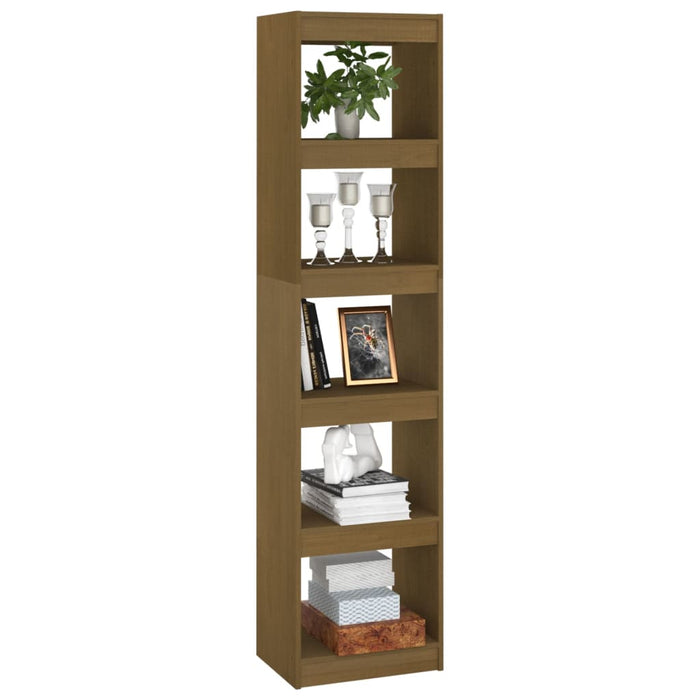Bibliotecă/Separator cameră maro miere 40x30x167,5 cm lemn pin - WALTI WALTI