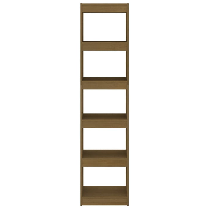 Bibliotecă/Separator cameră maro miere 40x30x167,5 cm lemn pin - WALTI WALTI