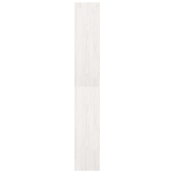 Bibliotecă/Separator cameră, alb, 40x30x199 cm, lemn masiv pin - WALTI WALTI