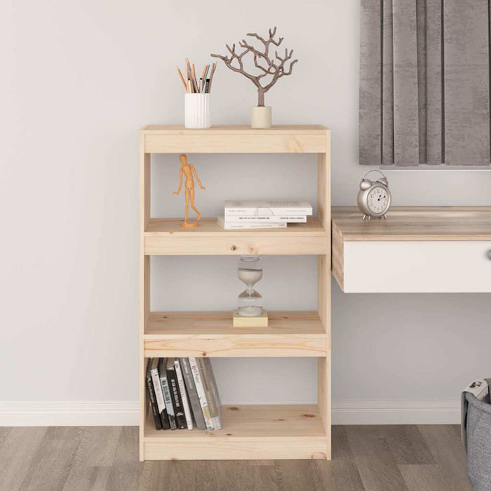 Bibliotecă/Separator cameră, 60x30x103,5 cm, lemn masiv de pin WALTI