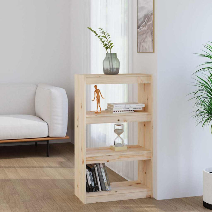 Bibliotecă/Separator cameră, 60x30x103,5 cm, lemn masiv de pin WALTI