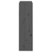 Bibliotecă/Separator cameră gri 60x30x103,5 cm, lemn masiv pin - WALTI WALTI