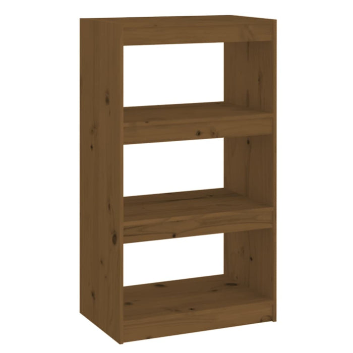 Bibliotecă/Separator cameră, maro miere 60x30x103,5 cm lemn pin - WALTI WALTI