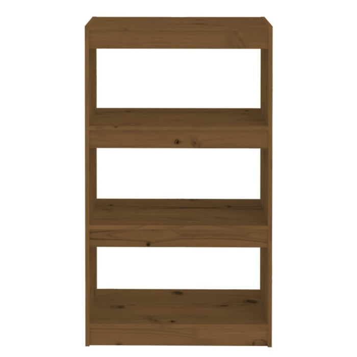 Bibliotecă/Separator cameră, maro miere 60x30x103,5 cm lemn pin - WALTI WALTI