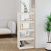 Bibliotecă/Separator cameră alb 60x30x135,5 cm lemn masiv pin - WALTI WALTI