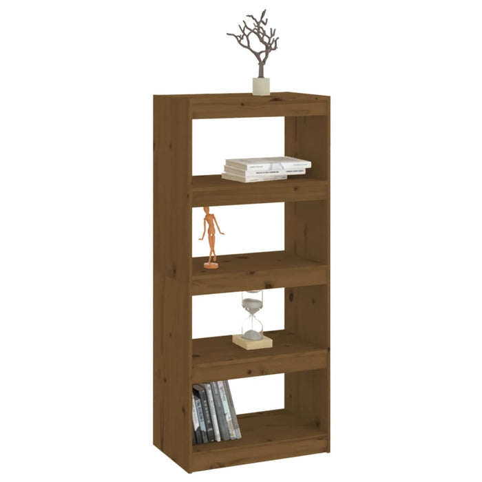 Bibliotecă/Separator cameră maro miere 60x30x135,5 cm lemn pin - WALTI WALTI