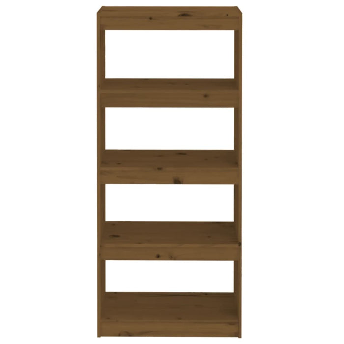 Bibliotecă/Separator cameră maro miere 60x30x135,5 cm lemn pin - WALTI WALTI