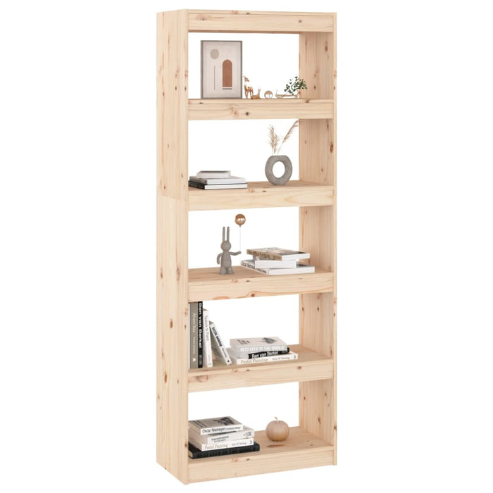 Bibliotecă/Separator cameră, 60x30x167,5 cm, lemn masiv pin - WALTI WALTI