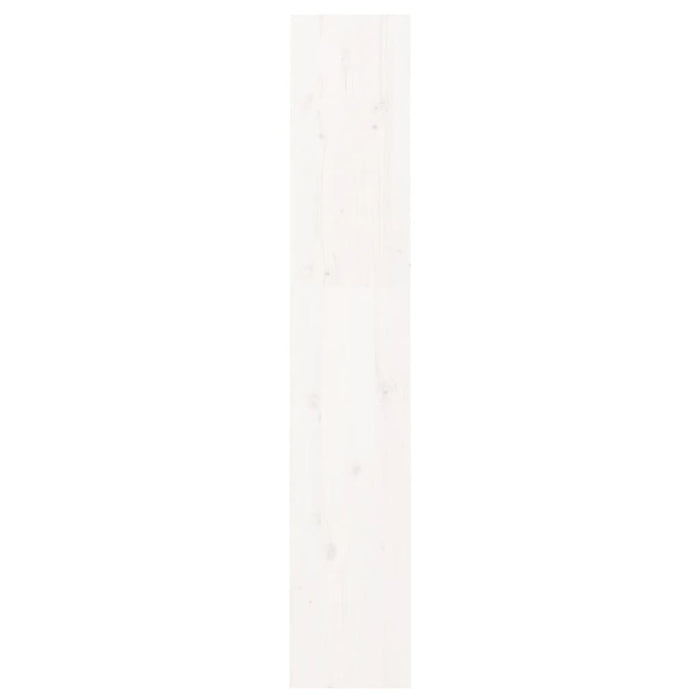 Bibliotecă/Separator cameră, alb, 60x30x167,5cm, lemn masiv pin WALTI