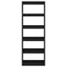 Bibliotecă/Separator cameră negru 60x30x167,5 cm lemn masiv pin - WALTI WALTI