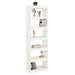 Bibliotecă/Separator cameră alb 60x30x199,5 cm lemn masiv pin - WALTI WALTI