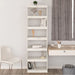 Bibliotecă/Separator cameră alb 60x30x199,5 cm lemn masiv pin - WALTI WALTI