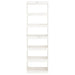 Bibliotecă/Separator cameră alb 60x30x199,5 cm lemn masiv pin - WALTI WALTI