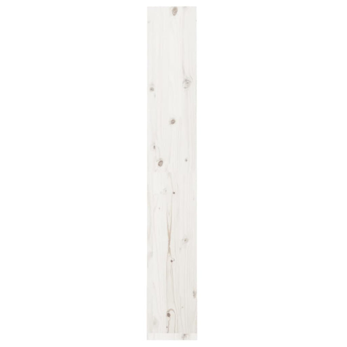 Bibliotecă/Separator cameră alb 60x30x199,5 cm lemn masiv pin - WALTI WALTI