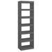 Bibliotecă/Separator cameră gri 60x30x199,5 cm lemn masiv pin - WALTI WALTI